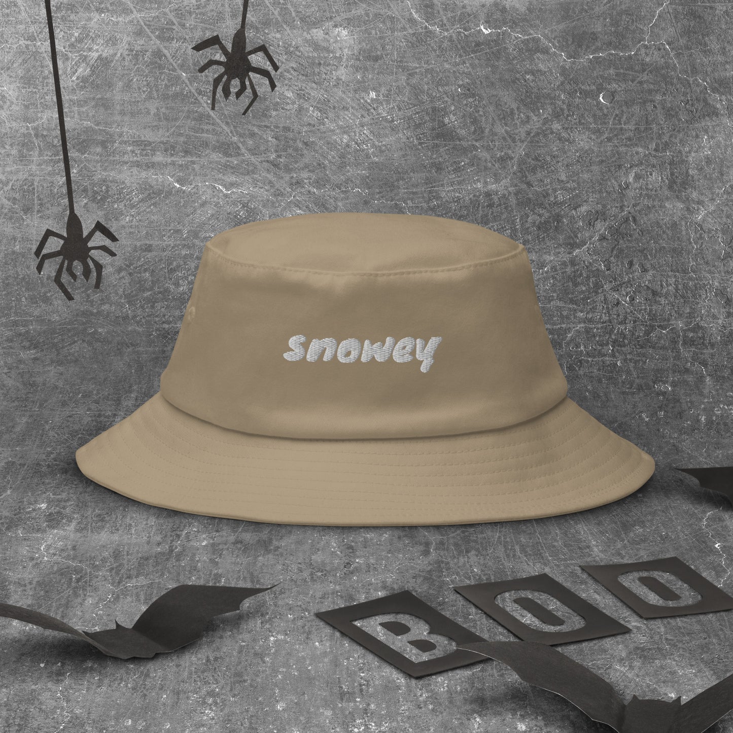 Snowey Old School Bucket Hat