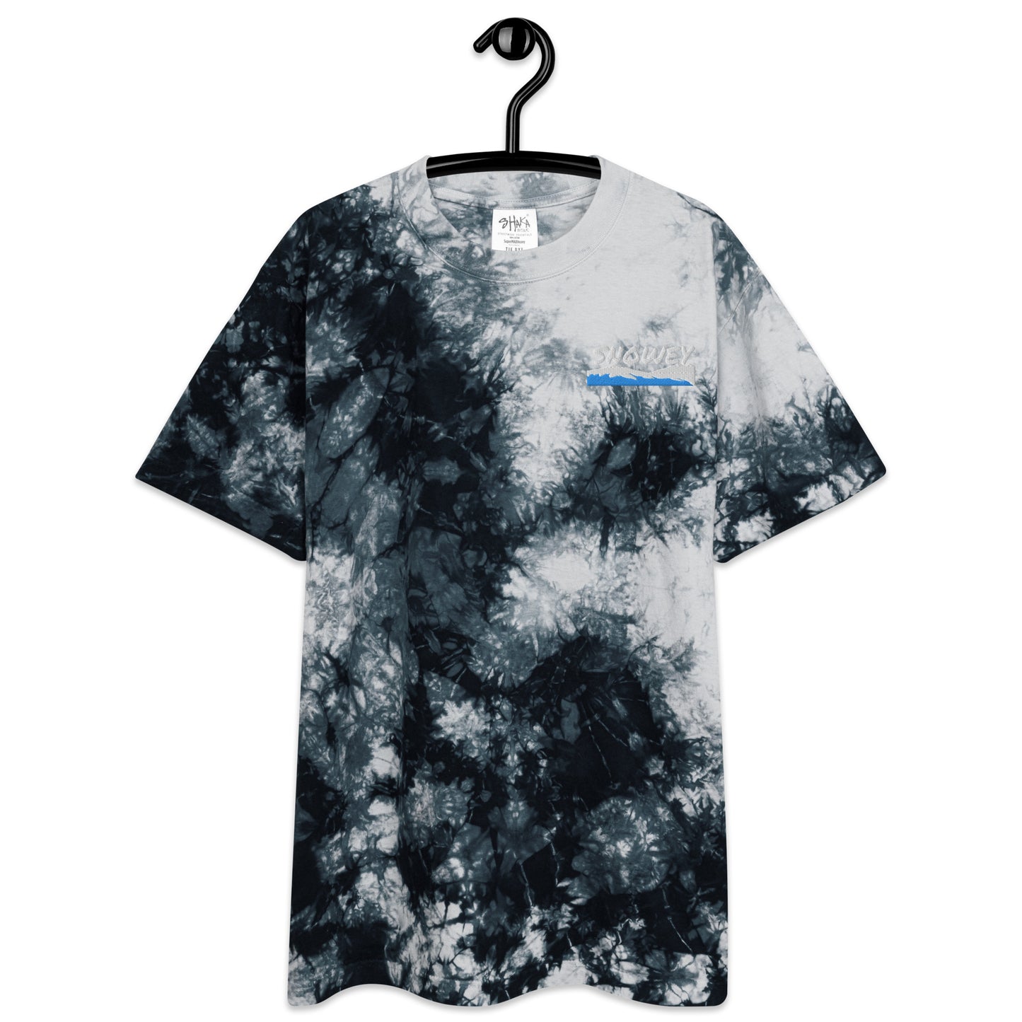 snowey Oversized tie-dye t-shirt