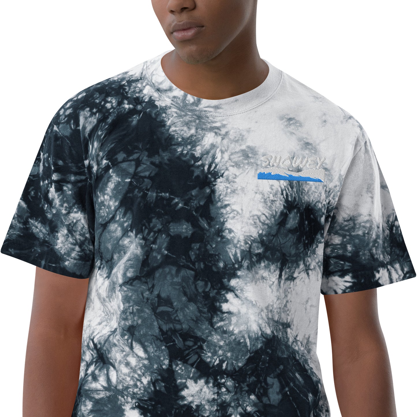 snowey Oversized tie-dye t-shirt