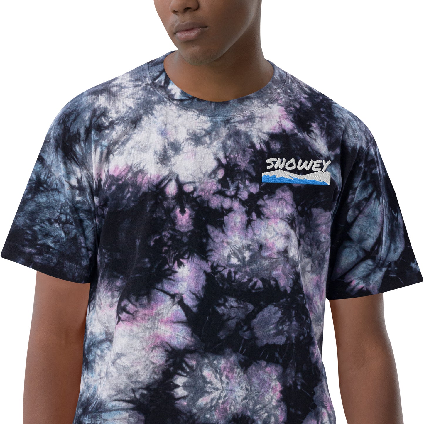 snowey Oversized tie-dye t-shirt