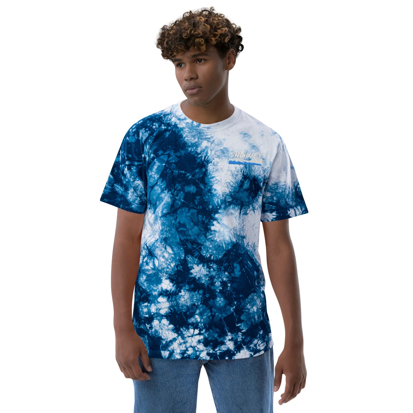 snowey Oversized tie-dye t-shirt